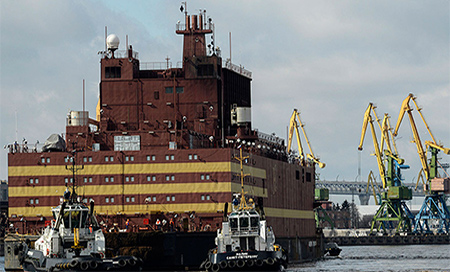 Rusia construye la primera central nuclear flotante del mundo 